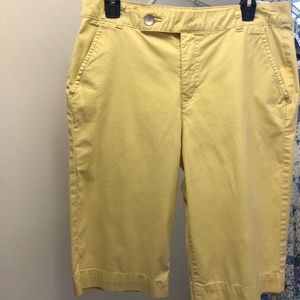 Bandolino Yellow Bermuda Shorts